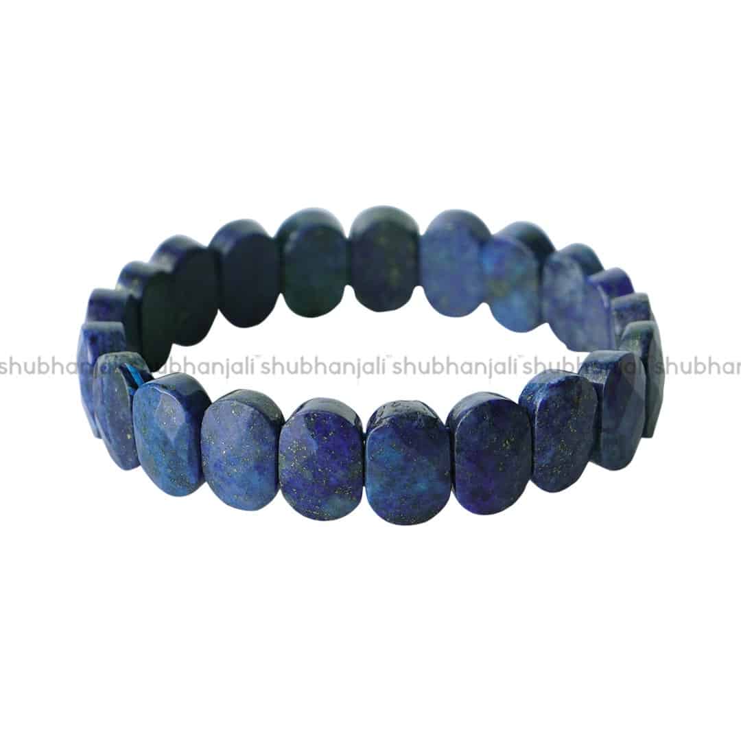 Lapis Lazuli Oval Faceted Bracelet