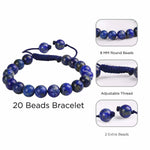 Load image into Gallery viewer, Lapis Lazuli Thread Bracelet 8mm

