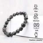 Load image into Gallery viewer, Larvikite Small Tumble Bracelet
