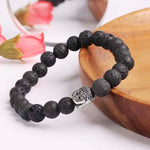 Load image into Gallery viewer, Lava Buddha Bracelet
