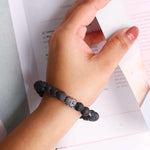 Load image into Gallery viewer, Lava Buddha Bracelet
