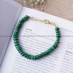 Load image into Gallery viewer, Malachite Bati Shape Beads Bracelet
