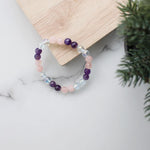 Load image into Gallery viewer, Mental Peace and Tranquility Faceted Diamond Cut Bracelet (8MM)
