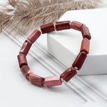 Load image into Gallery viewer, Mookaite Jasper Rectangle Beads Bracelet
