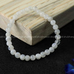 Load image into Gallery viewer, 6 mm Round Moon Stone 32 Beads Elastic Bracelet For Crystal, Girl, Women Use
