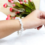 Load image into Gallery viewer, Moonstone Chips Elastic Bracelet
