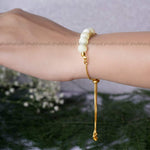 Load image into Gallery viewer, Mother of Pearl Five Beads Bracelet
