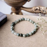 Load image into Gallery viewer, Cats Eye Round Stone 8 MM 24 Beads Elastic Bracelet

