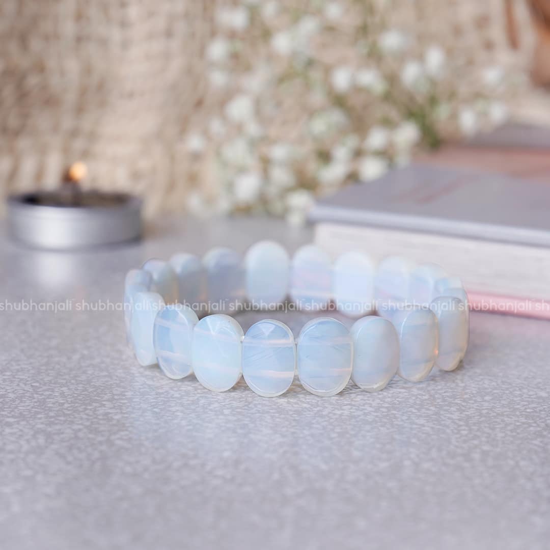 Opalite Oval Faceted Bracelet