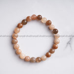Load image into Gallery viewer, Peach Moonstone Bracelet 8mm
