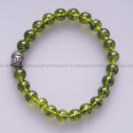 Load image into Gallery viewer, Peridot Buddha Bracelet
