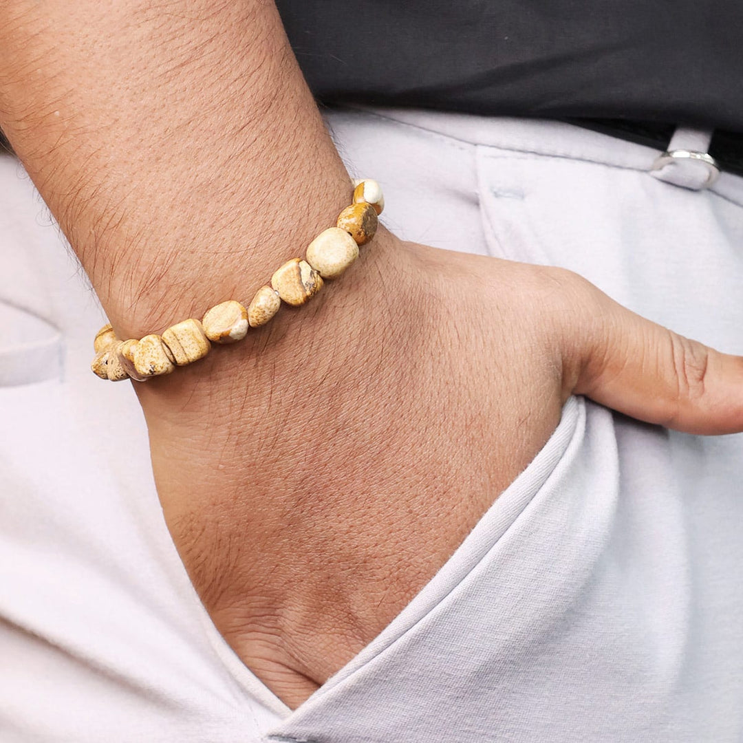 Picture Jasper Small Tumble Bracelet