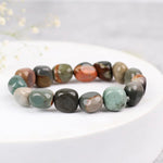 Load image into Gallery viewer, Polychrome Jasper Tumble Bracelet
