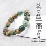 Load image into Gallery viewer, Polychrome Jasper Small Tumble Bracelet
