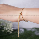 Load image into Gallery viewer, Prehnite Five Beads Bracelet
