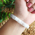 Load image into Gallery viewer, Rainbow Moonstone Square Shape Beads Bracelet
