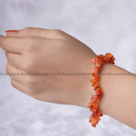 Load image into Gallery viewer, Red Carnelian Chips Bracelet
