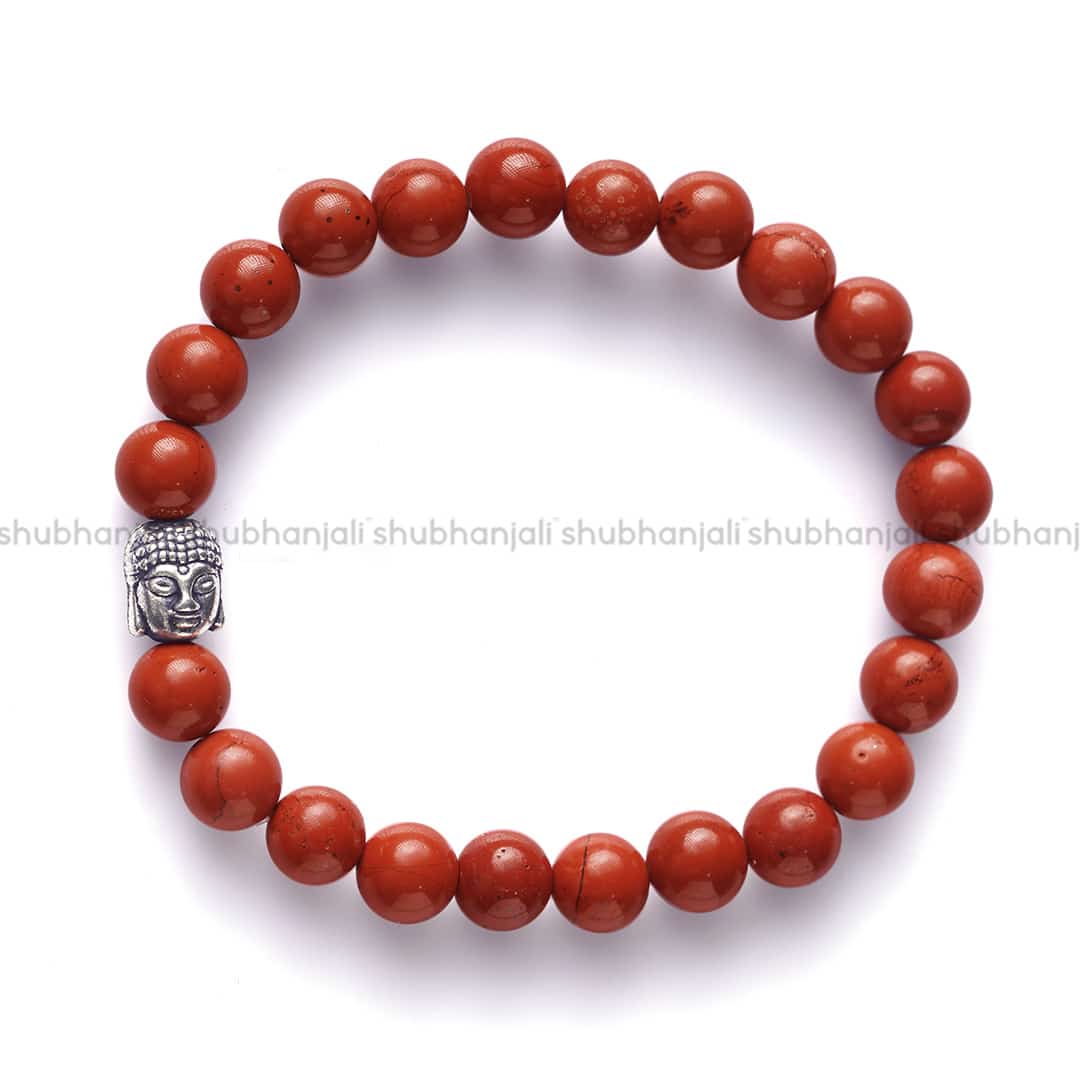 Red Jasper Buddha Bracelet