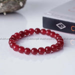 Load image into Gallery viewer, Ruby Round Bead Bracelet
