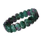 Load image into Gallery viewer, Ruby Zoisite Oval Faceted Bracelet
