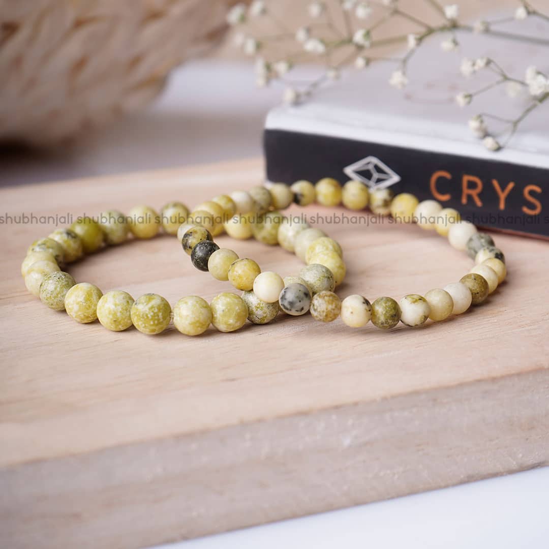 Serpentine Round Beads Bracelet