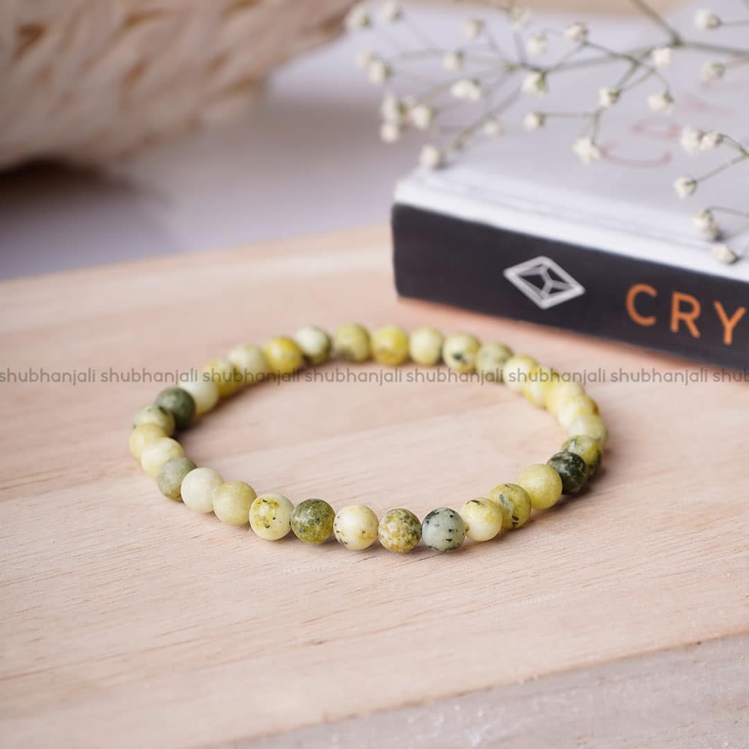 Serpentine Round Beads Bracelet