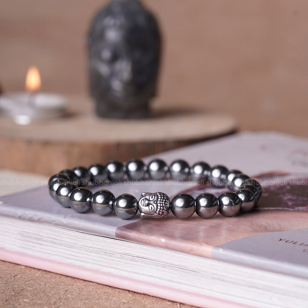 Elite Shungite Buddha Bracelet