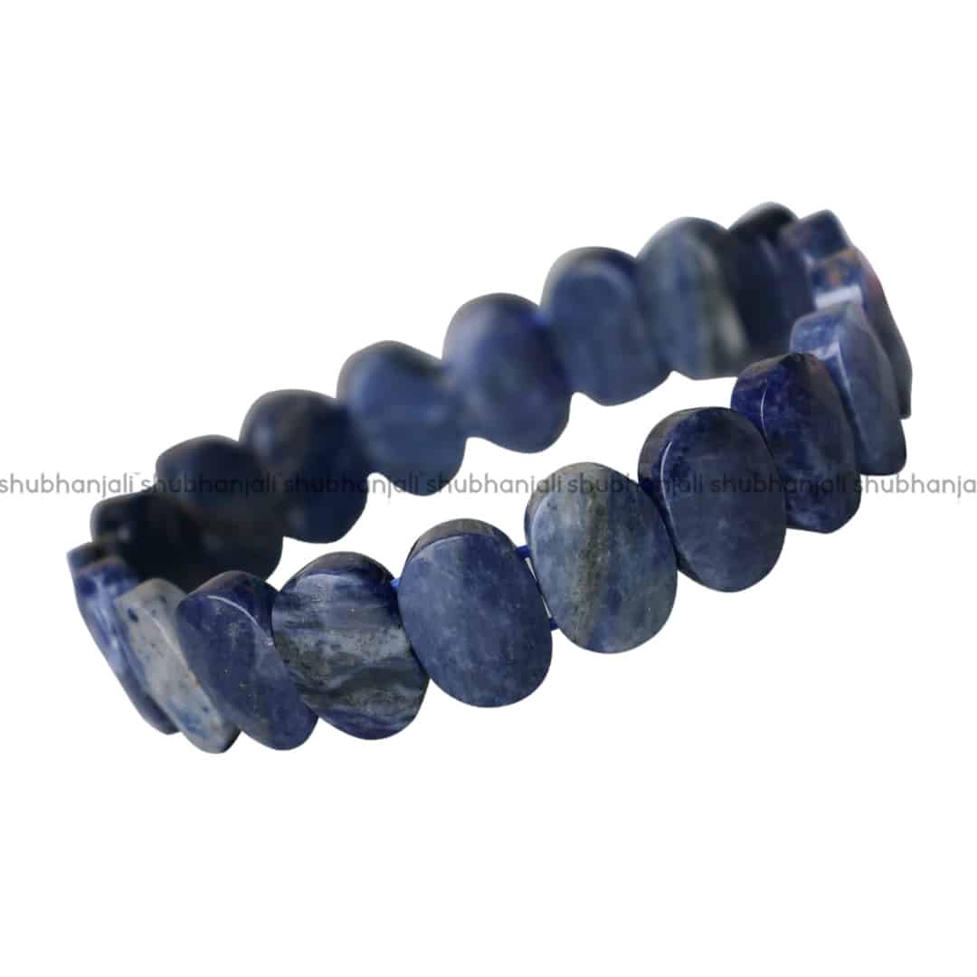 Sodalite Oval Faceted Bracelet