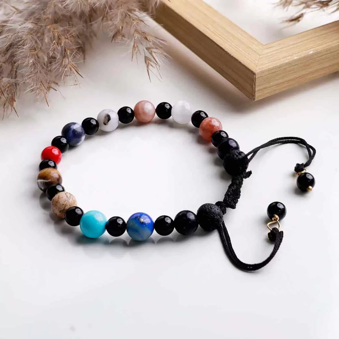 Solar System Customized Thread Bracelet