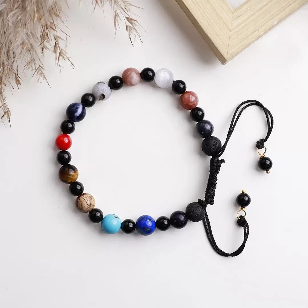 Solar System Customized Thread Bracelet