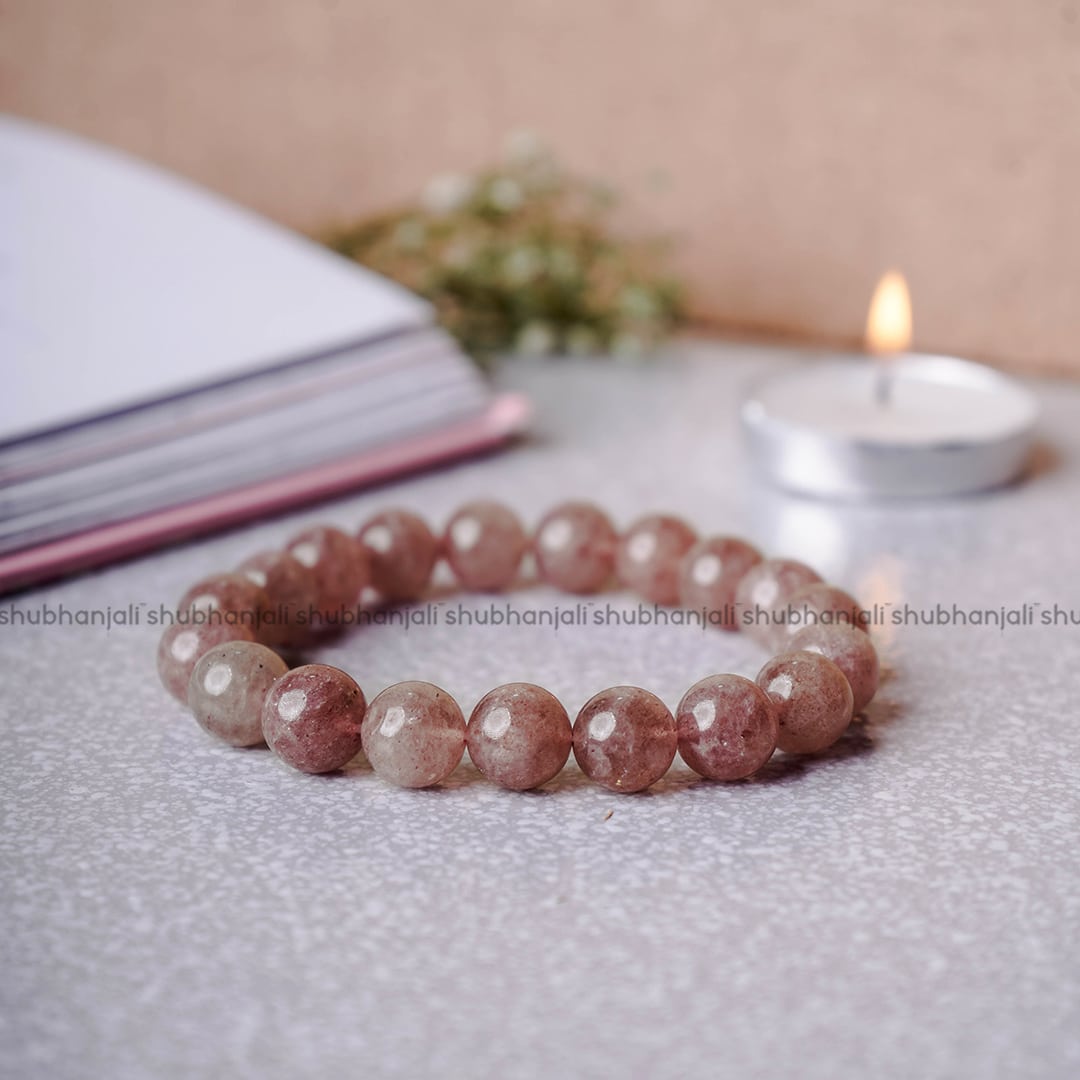 Strawberry Quartz Bracelet