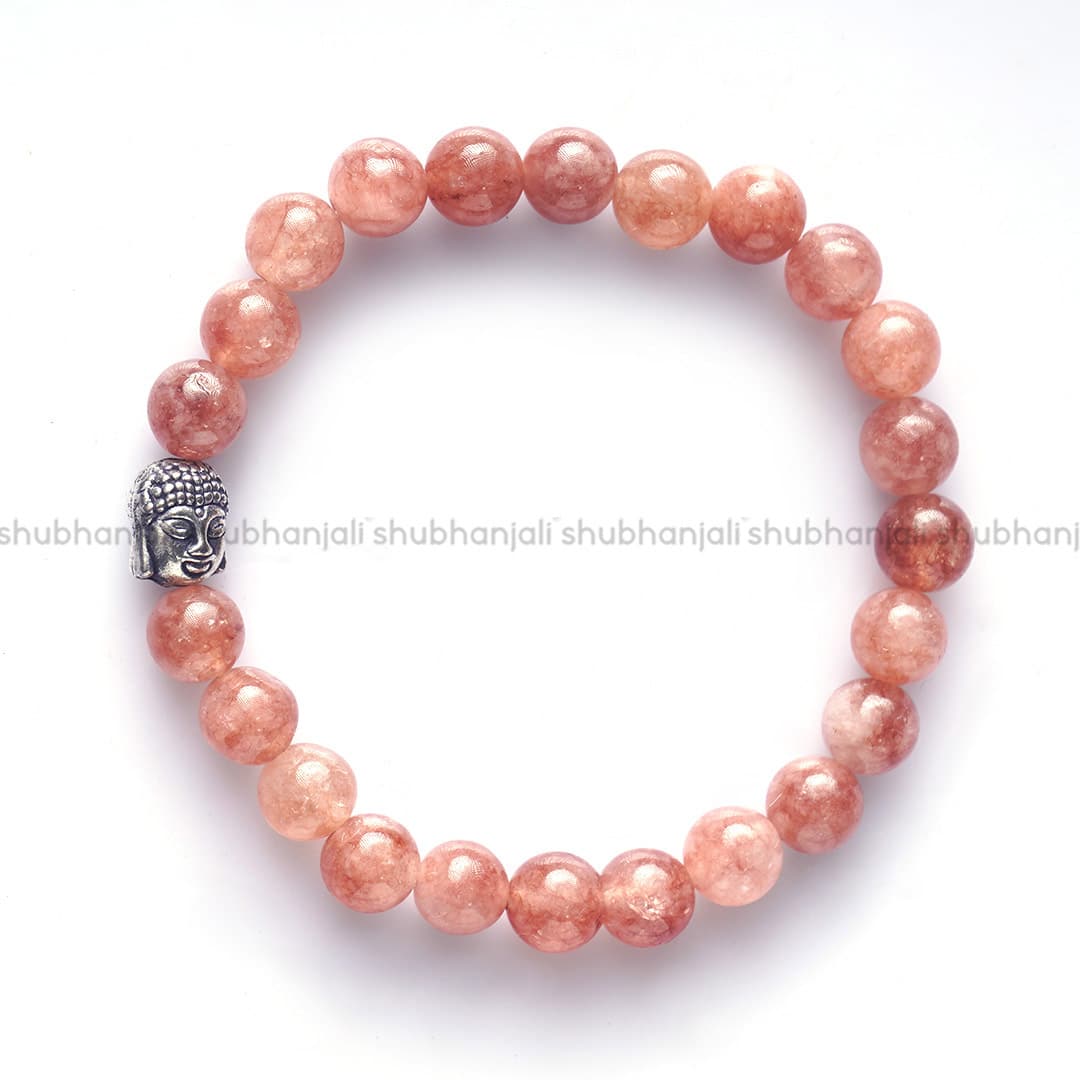 Sunstone Buddha Bracelet