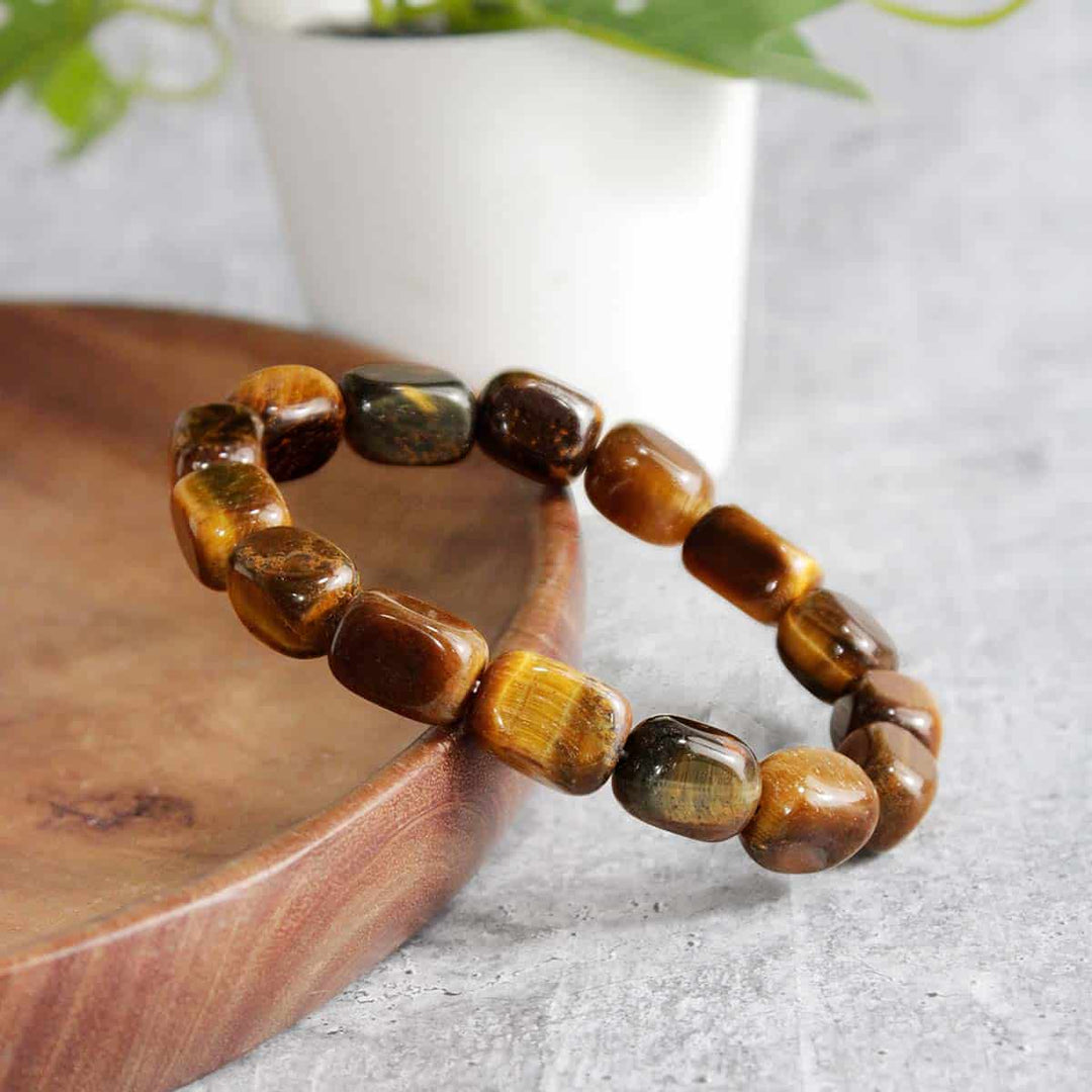 Tiger Eye Tumble Bracelet