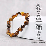 Load image into Gallery viewer, Tiger Eye Small Tumble Bracelet
