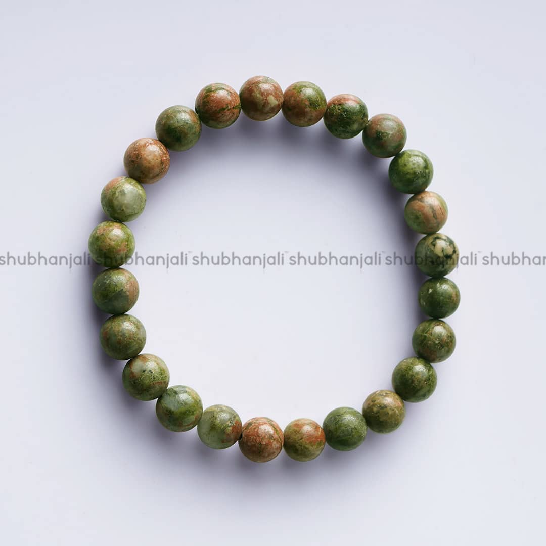 Unakite Bracelet 8mm