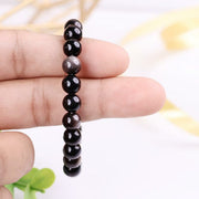 Silver Sheen Obsidian Bracelet