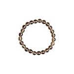 Load image into Gallery viewer, Smokey Quartz Round Beads Bracelet
