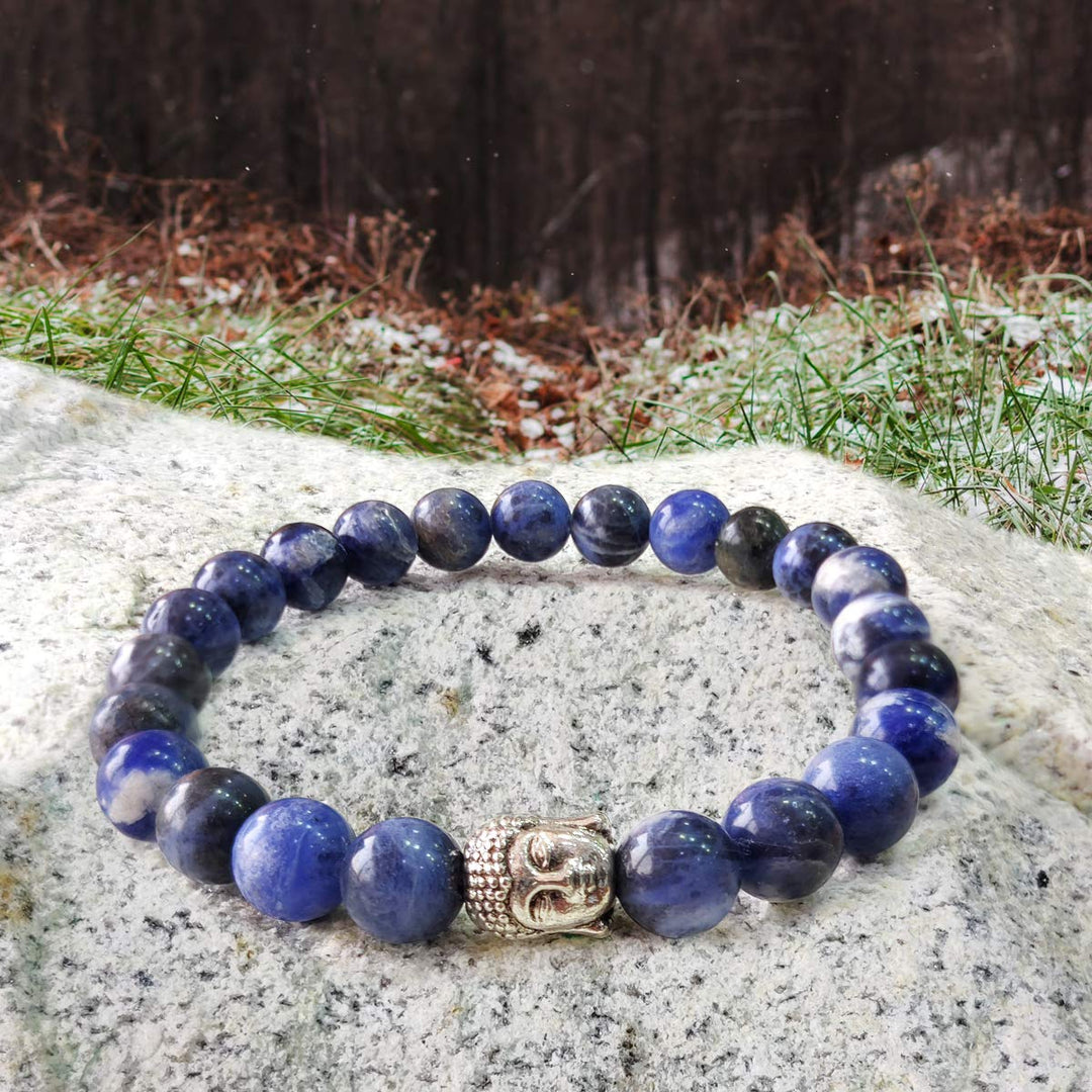 Sodalite Buddha Bracelet