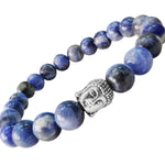 Load image into Gallery viewer, Sodalite Buddha Bracelet
