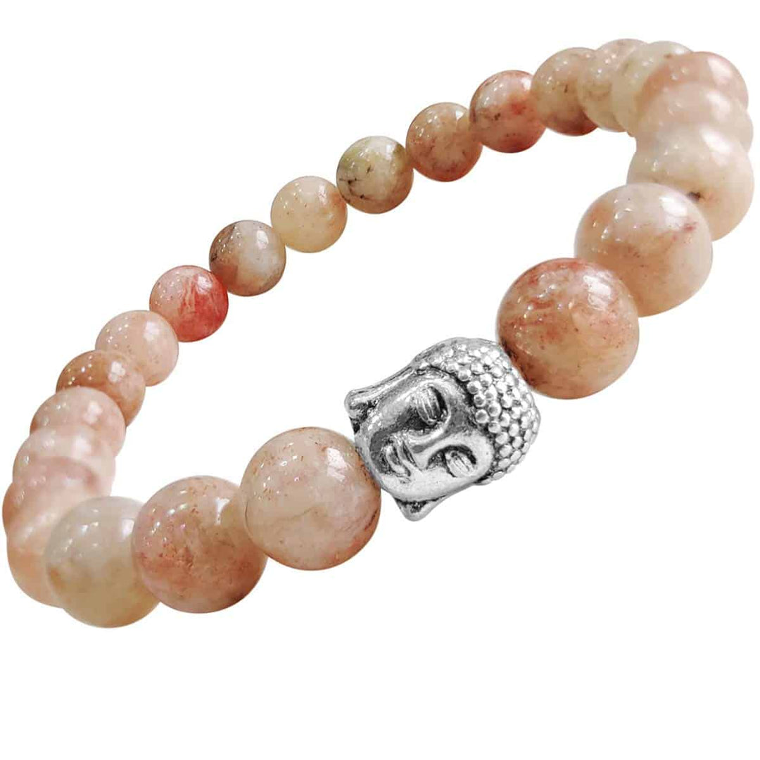 Sunstone Buddha Bracelet