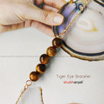 Load image into Gallery viewer, Five Beads Chain Bracelet
