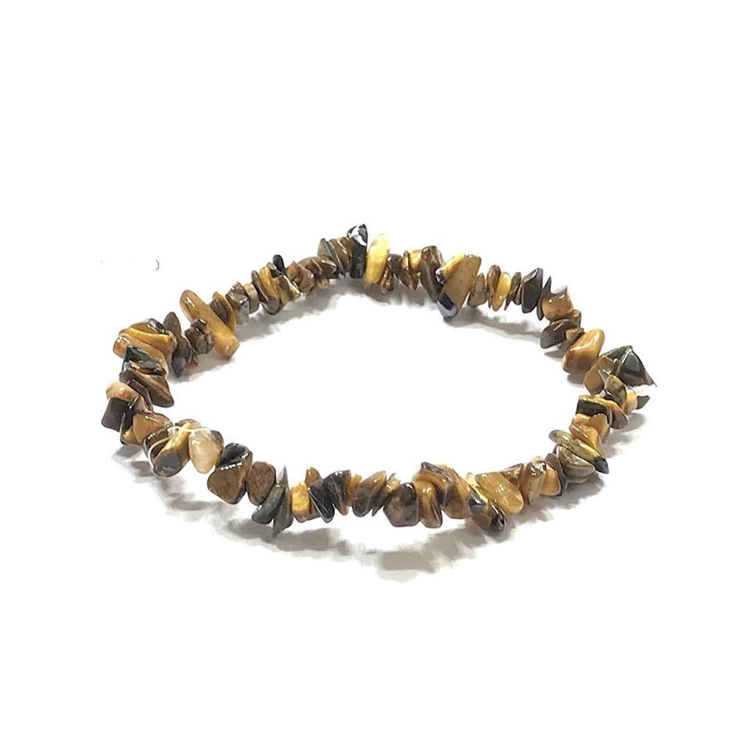 Tiger's Eye Chip Stone Bracelet