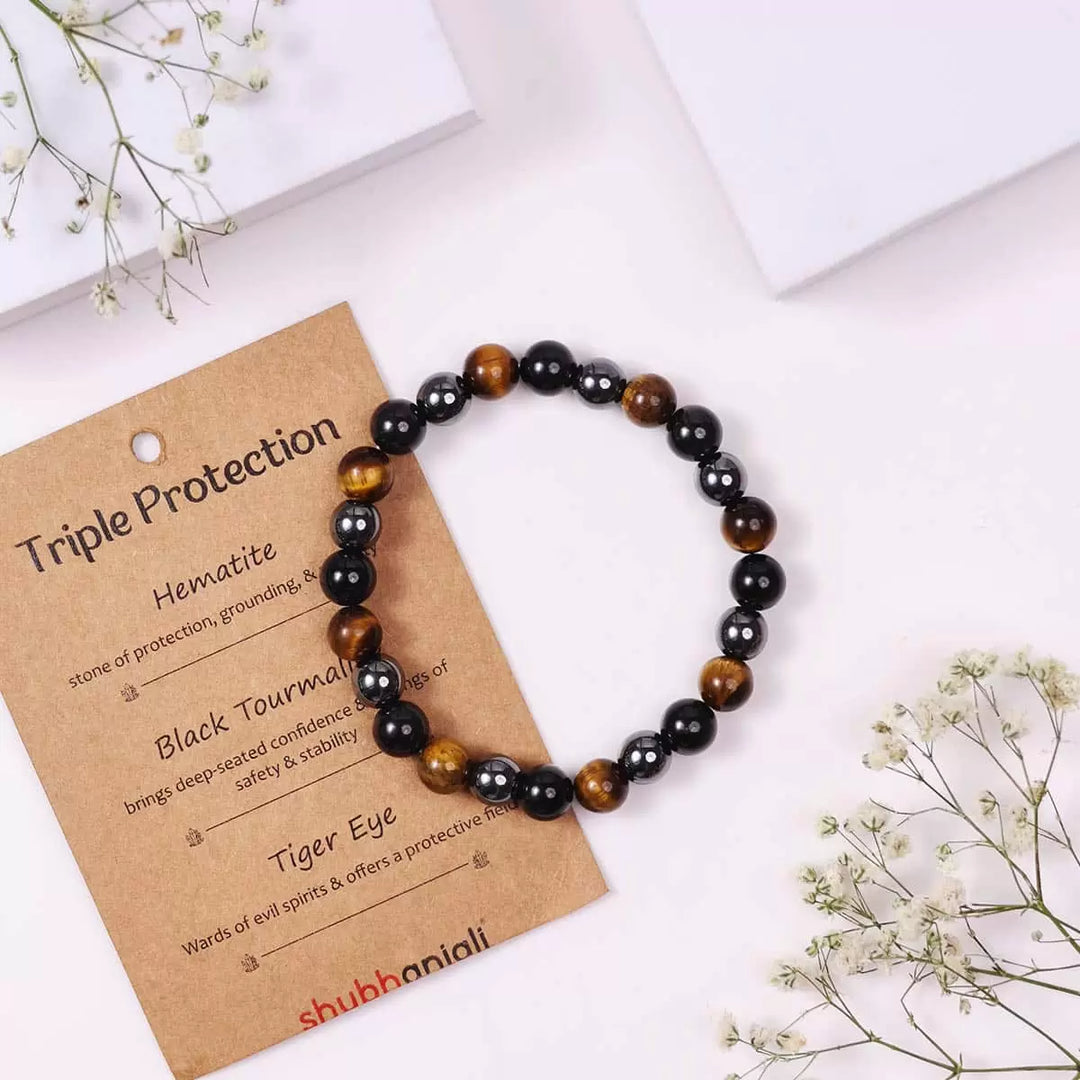 Triple Protection Customized Bracelet