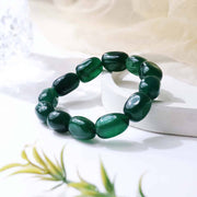 Green Jade Tumble Bracelet
