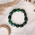 Load image into Gallery viewer, Green Jade Tumble Bracelet
