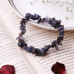 Load image into Gallery viewer, Iolite Chips Bracelet
