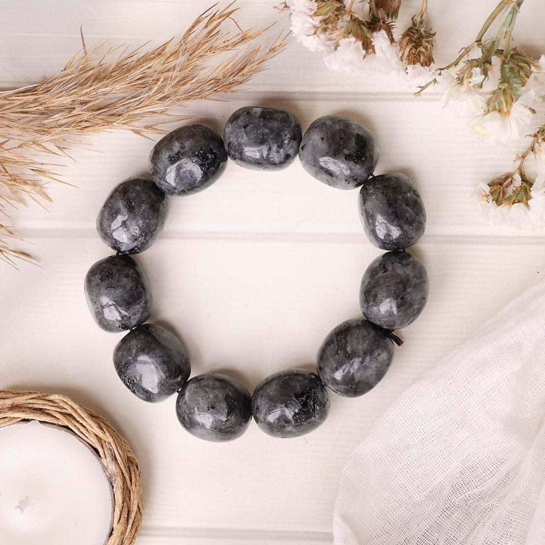 Larvikite Tumble Bracelet