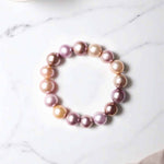 Load image into Gallery viewer, Pink / Purple Baroque Pearl Bracelet
