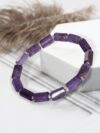 Shop Amethyst Faceted Tube Beads Bracelet