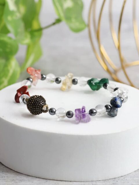 Shop 7 Chakra Chips Magnetic Lock Bracelet